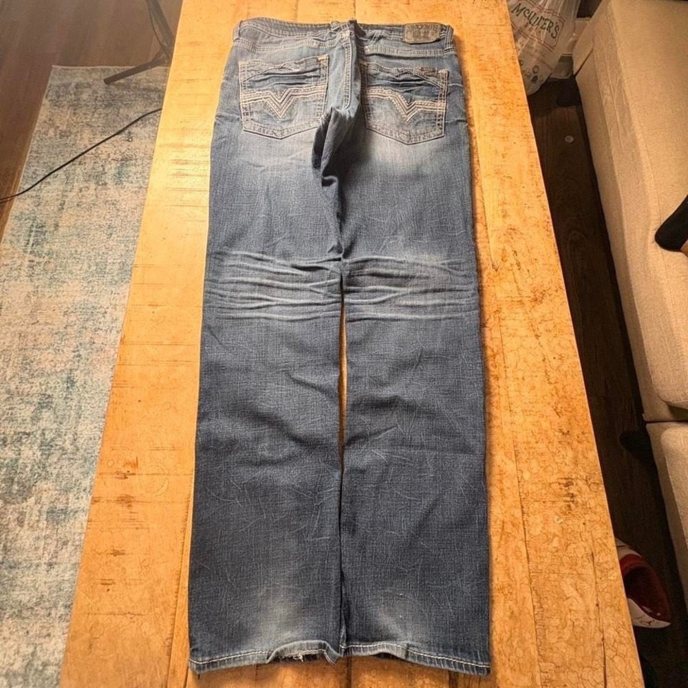 Y2K Salvage blue denim jeans Size 46" (0182)